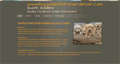 Desktop Screenshot of buygoldenretrieverdenver.com